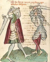 An illustration from 'Virginal' (1444)