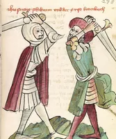 An illustration from 'Virginal' (1444)