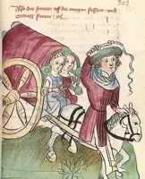 An illustration from 'Virginal' (1444)