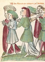 An illustration from 'Virginal' (1444)