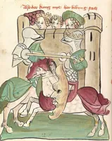An illustration from 'Virginal' (1444)