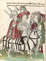 An illustration from 'Virginal' (1444)