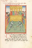An illustration from 'Lohengrin' ; 'Friedrich von Schwaben' (1470)