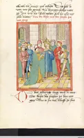 Picture 47 of 138 from 'Lohengrin' ; 'Friedrich von Schwaben' (1470), leaf 206