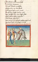 An illustration from 'Lohengrin' ; 'Friedrich von Schwaben' (1470)