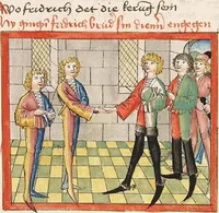 Picture 83 of 138 from 'Lohengrin' ; 'Friedrich von Schwaben' (1470), leaf 467