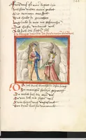 An illustration from 'Lohengrin' ; 'Friedrich von Schwaben' (1470)