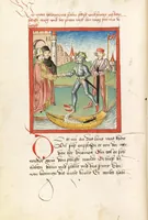An illustration from 'Lohengrin' ; 'Friedrich von Schwaben' (1470)