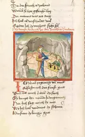 An illustration from 'Lohengrin' ; 'Friedrich von Schwaben' (1470)