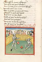 An illustration from 'Lohengrin' ; 'Friedrich von Schwaben' (1470)