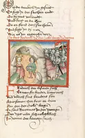 An illustration from 'Lohengrin' ; 'Friedrich von Schwaben' (1470)