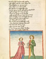 An illustration from Die Heidin (1470)