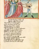 An illustration from Die Heidin (1470)