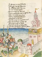An illustration from Die Heidin (1470)