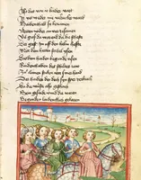 An illustration from Die Heidin (1470)