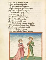 An illustration from Die Heidin (1470)