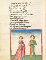 An illustration from Die Heidin (1470)