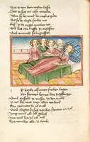 An illustration from Die Heidin (1470)