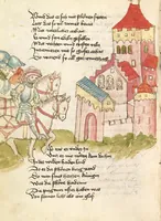 An illustration from Die Heidin (1470)