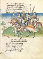 An illustration from Die Heidin (1470)