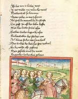 An illustration from Die Heidin (1470)