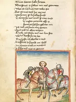 An illustration from Die Heidin (1470)