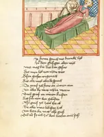 An illustration from Die Heidin (1470)