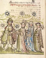 Picture 4 of 17 from 'Rosengarten zu Worms' ; 'Lucidarius' (1420), leaf 60