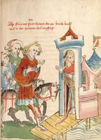 An illustration from Flore und Blanscheflur (1442)