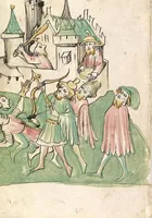 An illustration from Eneas (1419)