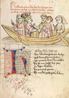 Picture 2 of 22 from Eneas (1419), leaf 15