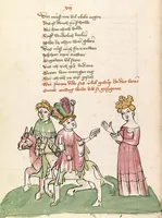 An illustration from Eneas (1419)