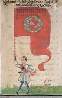 An illustration from Reimspruch auf das Armbrust- und Büchsenschießen in Worms 1575 (1575)
