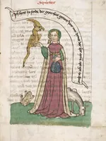 Picture 39 of 129 from 'Heidelberger Bilderkatechismus' (Handschrift) ; Biblia pauperum (Blockbuch) ; Totentanz (Blockbuch) u.a. (1455), leaf 205