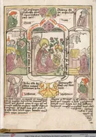 Picture 49 of 129 from 'Heidelberger Bilderkatechismus' (Handschrift) ; Biblia pauperum (Blockbuch) ; Totentanz (Blockbuch) u.a. (1455), leaf 237