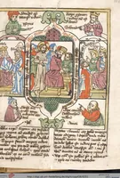 Picture 62 of 129 from 'Heidelberger Bilderkatechismus' (Handschrift) ; Biblia pauperum (Blockbuch) ; Totentanz (Blockbuch) u.a. (1455), leaf 251