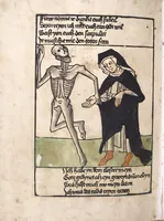 Picture 91 of 129 from 'Heidelberger Bilderkatechismus' (Handschrift) ; Biblia pauperum (Blockbuch) ; Totentanz (Blockbuch) u.a. (1455), leaf 286