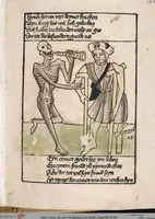 Picture 94 of 129 from 'Heidelberger Bilderkatechismus' (Handschrift) ; Biblia pauperum (Blockbuch) ; Totentanz (Blockbuch) u.a. (1455), leaf 289