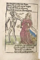Picture 95 of 129 from 'Heidelberger Bilderkatechismus' (Handschrift) ; Biblia pauperum (Blockbuch) ; Totentanz (Blockbuch) u.a. (1455), leaf 290