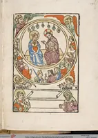 Picture 104 of 129 from 'Heidelberger Bilderkatechismus' (Handschrift) ; Biblia pauperum (Blockbuch) ; Totentanz (Blockbuch) u.a. (1455), leaf 303