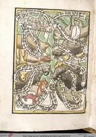 Picture 113 of 129 from 'Heidelberger Bilderkatechismus' (Handschrift) ; Biblia pauperum (Blockbuch) ; Totentanz (Blockbuch) u.a. (1455), leaf 316