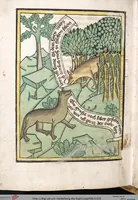 Picture 115 of 129 from 'Heidelberger Bilderkatechismus' (Handschrift) ; Biblia pauperum (Blockbuch) ; Totentanz (Blockbuch) u.a. (1455), leaf 326