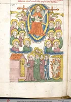 Picture 16 of 129 from 'Heidelberger Bilderkatechismus' (Handschrift) ; Biblia pauperum (Blockbuch) ; Totentanz (Blockbuch) u.a. (1455), leaf 80