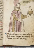 An illustration from Medizinische Traktate und Rezepte (1450)