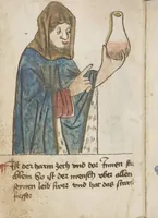 An illustration from Medizinische Traktate und Rezepte (1450)