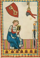 An illustration from Große Heidelberger Liederhandschrift (Codex Manesse) (1300)