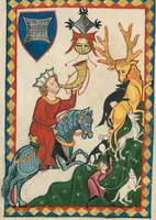 An illustration from Große Heidelberger Liederhandschrift (Codex Manesse) (1300)