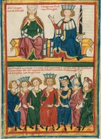 An illustration from Große Heidelberger Liederhandschrift (Codex Manesse) (1300)