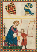 An illustration from Große Heidelberger Liederhandschrift (Codex Manesse) (1300)