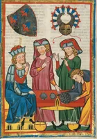 An illustration from Große Heidelberger Liederhandschrift (Codex Manesse) (1300)